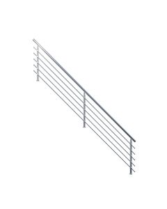 Treppengeländer - Edelstahlgeländer Flex zur Stufenmontage