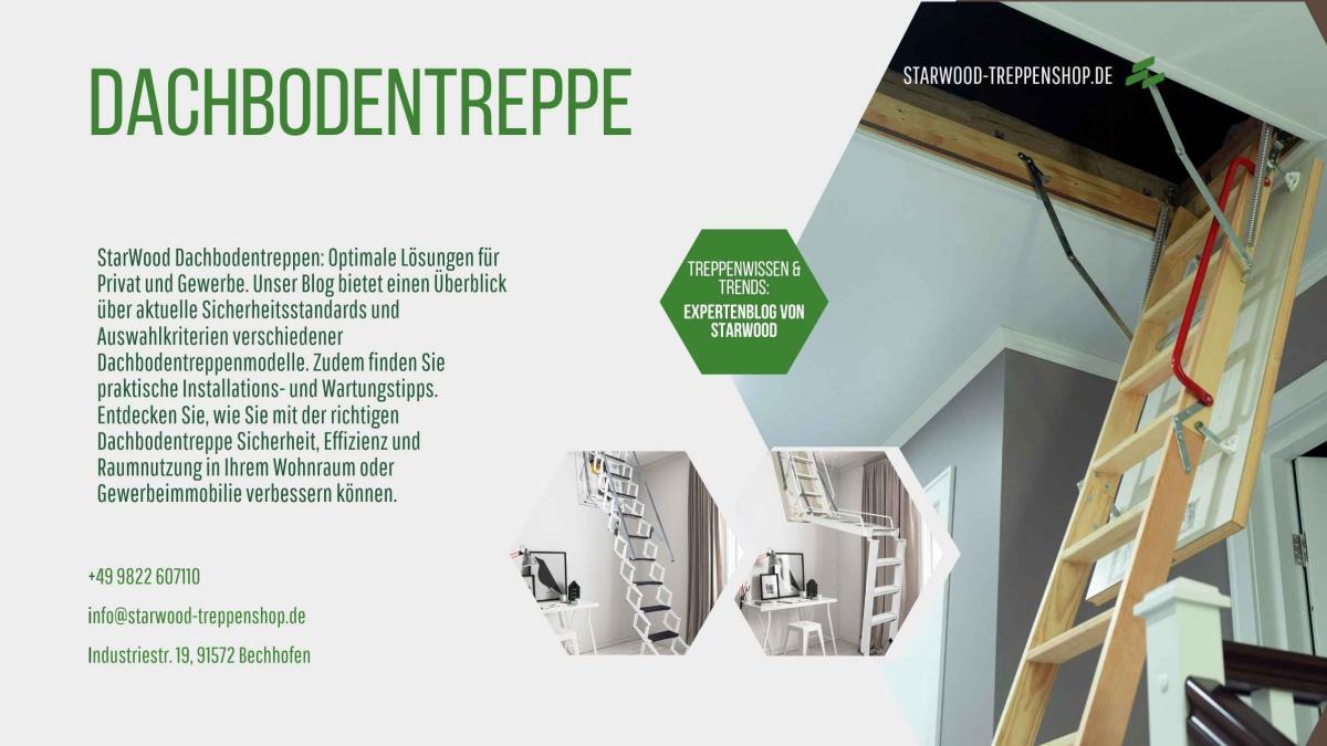 Bodentreppe: Welche Typen und Maße gibt es?