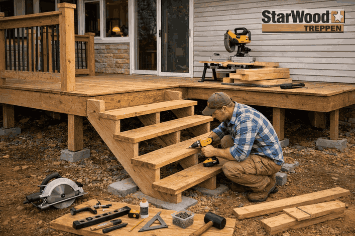Treppe selber bauen: Wann es klappt – und wann nicht