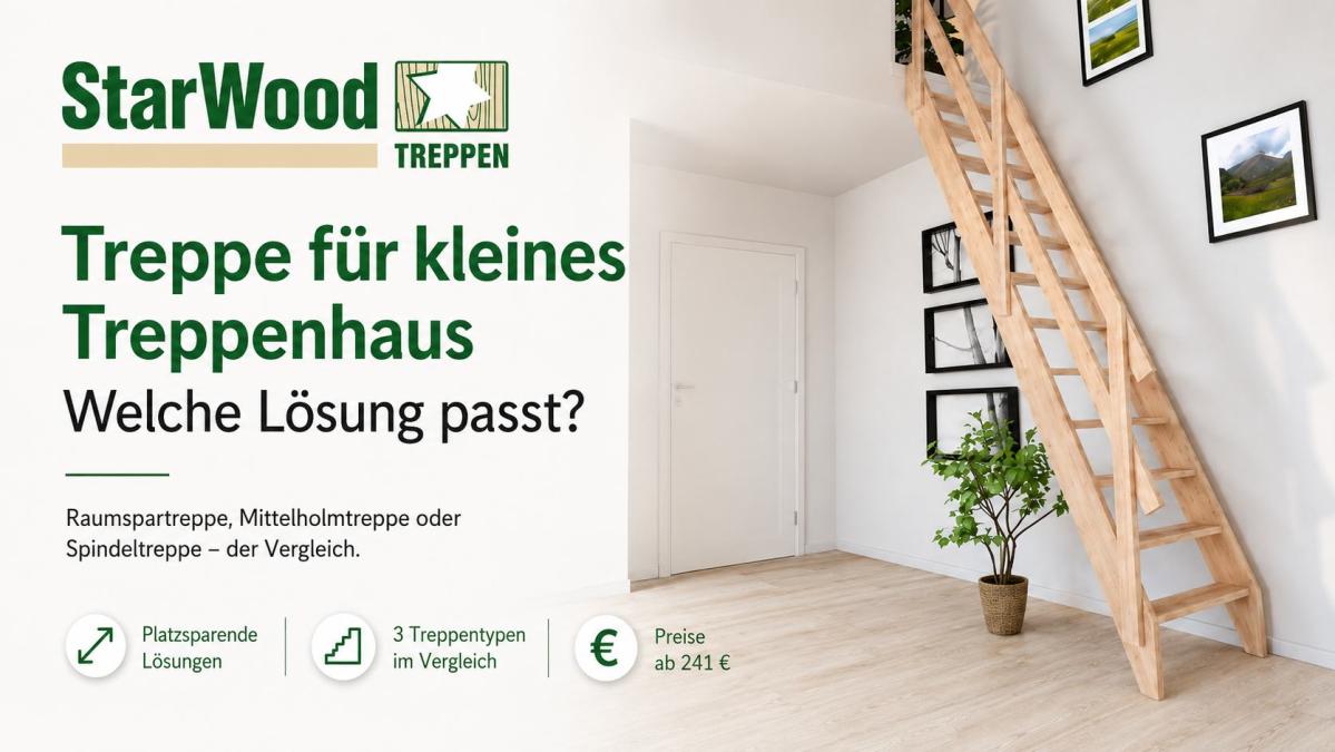 Treppe für kleines Treppenhaus: Welche Lösung passt?