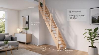 Raumspartreppe selbst berechnen