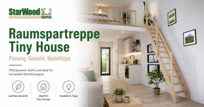 Raumspartreppe Tiny House: Planung, Gewicht, Modelltipps 