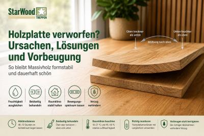 Meine Holzplatte wirft Wellen – Ursachen und was Sie tun können
