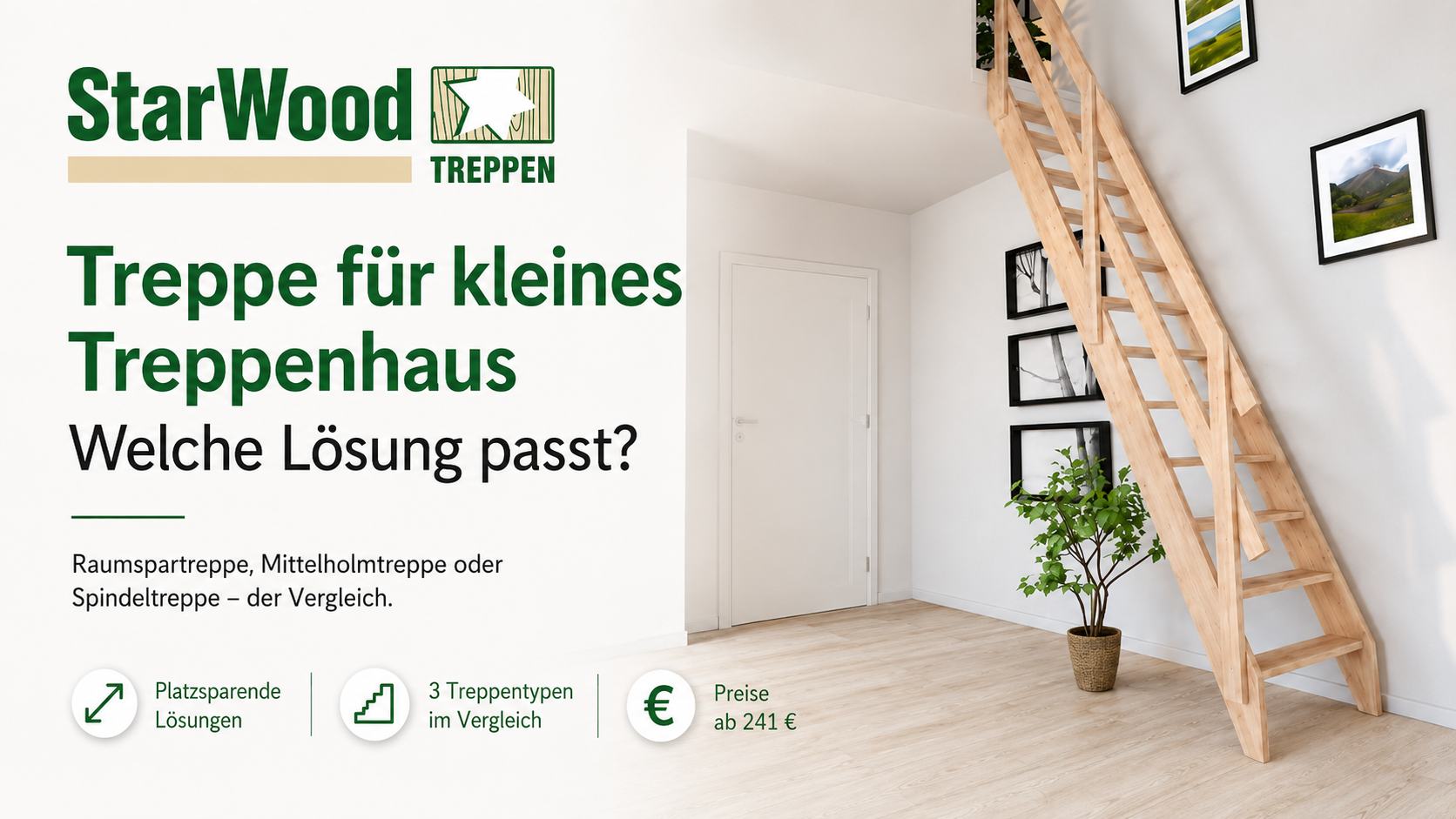 Treppe für kleines Treppenhaus: Welche Lösung passt?